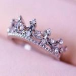 Silver Princess Crown Ring Photo 3
