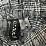 Divided  Plaid Tie Waist Pocket Shorts Size 4 Gray Photo 2