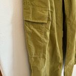 ZARA parachute women’s olive green cargo pants Photo 3