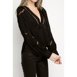 IRO  Bahri Lace Inset Top‎ Size 8 New with Tags Photo 2