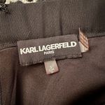 Karl Lagerfeld black & white floral midi pencil skirt size S Photo 4
