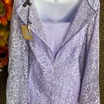 Unique Vintage NWT VINTAGE SMAK PARLOUR Lavender Floral 60’s Mini Dress | SMALL Photo 7