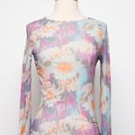 Rotate. NWOT. Ulla Ruched Long Sleeve Dress Purple Size 0 Photo 7