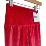 Beach Riot NWT Glitter Bike Short in Fiery Red Velvet Size XS Photo 7