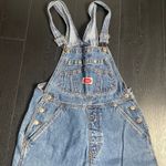 REVOLT Vintage Small‎ Blue Jean Overalls Dungarees Straight Leg Pockets 90s Photo 1