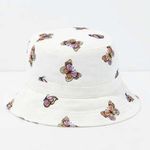 American Eagle embroidered butterfly bucket hat Photo 0