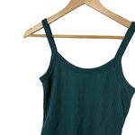 Old Navy  Women’s Classic Brushed Waffle Knit Tank Moss Green Size MP Photo 4
