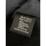 Olivaceous  Women's Black Crochet Lace Hem Long Bell Sleeve Mini A-Line Dress M Photo 3