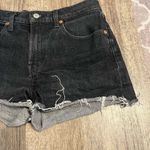 Lucky Brand  relaxed fit denim shorts size 4 / 27 black wash Photo 2