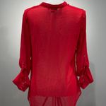 Streetwear Society CLEARANCE! Red  Blouse Size M EUC Photo 1