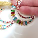 ZARA New!  Half Moon Bay Earrings Photo 9