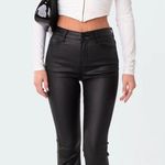 Edikted Faux Leather Pants Photo 0