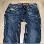 Rock Revival  Women's Angie straight leg Dark Blue Straight Leg Jeans Photo 4