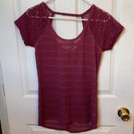 Maurice's Juniors Lace Sheer Short Sleeve Shirt Size Small Photo 6