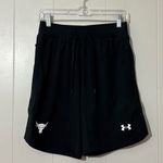 Under Armour Project Rock Snap Training Shorts Black/White 1361616-002 Men's S Photo 0