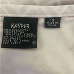 Kasper Women Midi Skirt 18 Cream Geometric Straight Career Mature Event Classic Photo 9