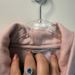 Athleta Cowl Neck Pink Blush Sweatshirt Pullover Slight Crop Athleisure Heavy S Photo 2