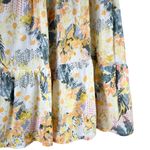 Anthropologie Floreat Anafa Tiered Tank Top Orange Floral Print, Size 0 Photo 5