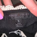 Romeo + Juliet Couture Romeo + Juliet black & white embroidered romper Photo 4