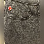 Hudson Jeans Hudson Black (Echo) "Crackled Nico Midrise Super Skinny" Jeans, Size 25 Photo 3