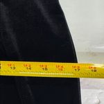 R&K Black Velvet Wide Leg Pants 10 vintage winter going out office holiday Photo 8