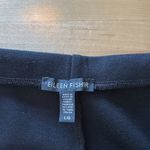 Eileen Fisher  Pull On Ponte Black Knit Dress Pant Trouser, Large Photo 5