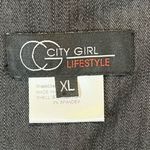 City Girl Lifestyle Black Denim Jacket XL Black Photo 6