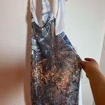 Body Central vintage  sequins halter top blouse size L Photo 0