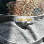 Gray Button Down Long sleeve Fitted Shirt Cropped SZ XS Lightweight Petite Y2K Photo 13