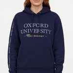 Oxford University Hoodie Official Merchandise In Navy Blue Size L Photo 0