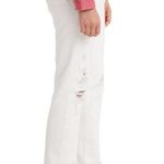 Levi's NEW Levi’s 501 Jeans Womens Original Fit Straight Leg Distressed White Size 28/6 Photo 2