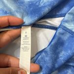 Lululemon Tie-Dye Athletic Shorts Women’s Speed Up Teal Black Photo 5