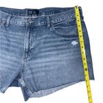 Gap  Denim Mid Rise Stride Short Cut Off Shorts In Medium Wash Women’s Size 16/33 Photo 8