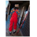 Free People FP Movement by  Hit the Slopes High Pile Fleece Snow Bibs Size Small Photo 2