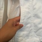 A.M.I White Denim Jacket Photo 3