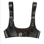 Black Harness Suspender Buckle Bondage New Photo 5