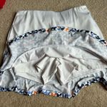 Callaway  White Skirt with Blue and Pink Floral Hem Photo 2