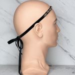 Black Velvet Ribbon Rhinestone Tie Headband Hairband Photo 4