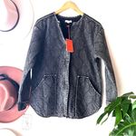 Knox Rose ‎ quilted zip up jacket SIZE SMALL NEW charcoal grey Photo 1