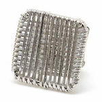 Amrita Singh  Silver wire ring adjustable 7.5/8 Photo 0
