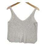 Marine layer  Tan Helena Marled Flax Linen Blend Double V-Neck Tank TopSize Small Photo 0