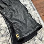 Isotoner Black Genuine Leather VINTAGE Winter Gloves Photo 5