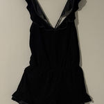 Victoria's Secret  Black Sleeveless Romper Photo 0
