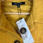 Strut‎ & Bolt New Womens Jacket Sz S Mustard Yellow Lined Teddy Coat Spring Photo 3