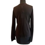 Chicos Brown Sequin Cardigan Knit Top New Beaded Embellished $88 NWT Photo 2