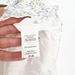 Altar'd State Altard‎ State Floral Ruffle Mini Dress M White Photo 3