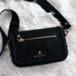 MONTAGE | Black Small Crossbody Travel Eco Convertible Tote Gold Hardware Zipper Black Photo 3