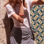 Sézane Pacome Floral Wrap Mini Skirt | Sz 36 (US 4) | Navy Blue Mini Daisy Print Photo 1