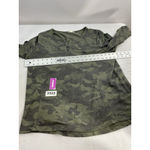 Womans Jane & Delancey XL Green Camo Long Sleeve Pullover T Shirt Photo 5