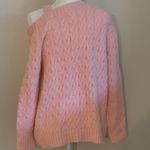 Light Pink Cold Shoulder Sweater Photo 1